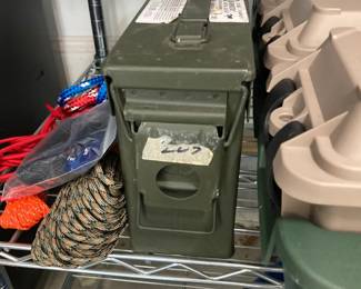 US Military M2A1 .50 Caliber Steel Ammo Can