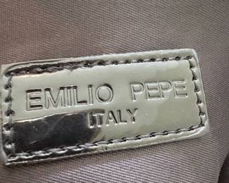 Emilio Pepe Geometric Panel Handbag