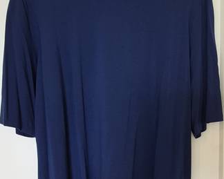 Chico's Pima Cotton Modal Spandex Mock Neck Top