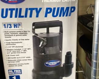 Superior Pump 1/3 HP 2880 GPH Thermoplastic Submersible Utility Pump