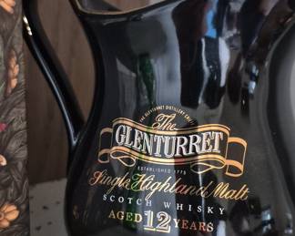 The Glenturret 12 Year Old Scotch Whisky Ceramic Water Jug