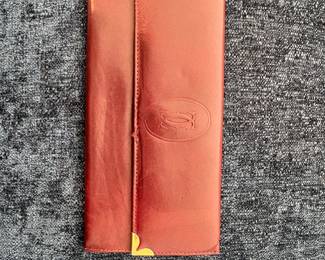 Vintage Must de Cartier Bordeaux Leather Long Wallet