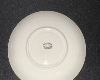 Pope-Gosser China Teacup and Saucer - Victory Pattern