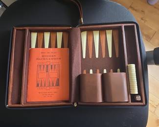 William Rott Inc. Vintage Backgammon Set