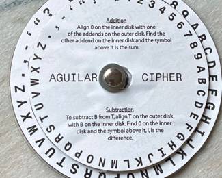 Aguilar Cipher Wheel Educational Tool