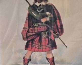 R.R. McIan "The Clans of the Scottish Highlands" Print - Clan Maclean