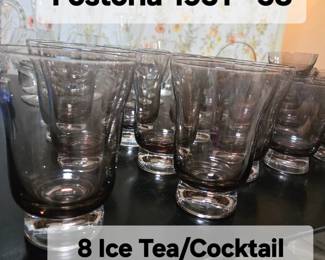 Fostoria Catalina Fostoria Catalina Brown glasses (set of 24) Box 