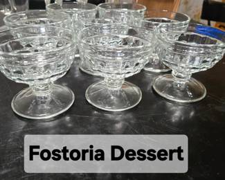Fostoria Dessert Glasses