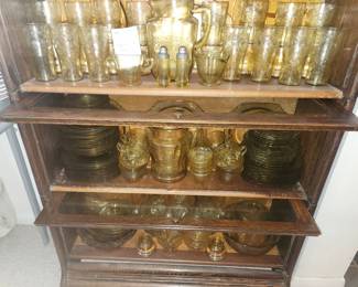 Yellow depression glass