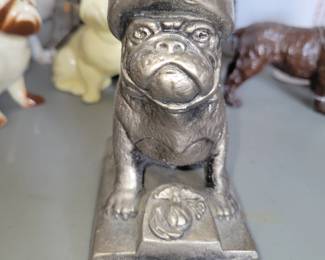 Marine Bull dog figurine
