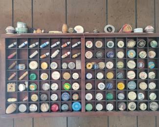Vintage advertising measuring tape collection