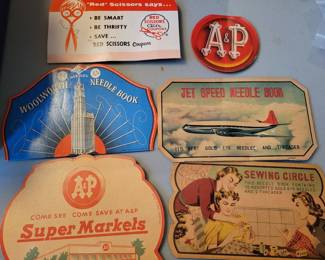 Vintage needle cards