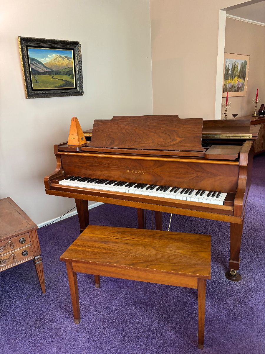 Kawasaki cherry baby grand piano