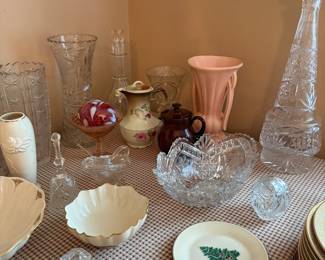 Vintage cut glass