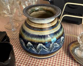 Vintage studio pottery vase