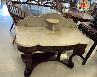 One of many Buffets, antiques, home furnishings, and home design and decor items being liquidated this weekend. Indoor Estate Sale this weekend and much much more