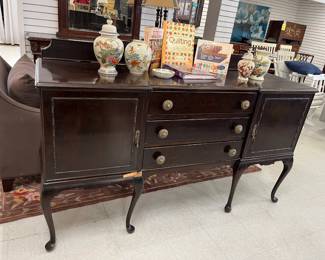 One of many Buffets, antiques, and home design and decor items being liquidated this weekend. Indoor Estate Sale this weekend and much much more