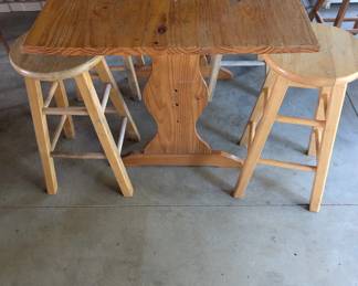 Long Table with Stools