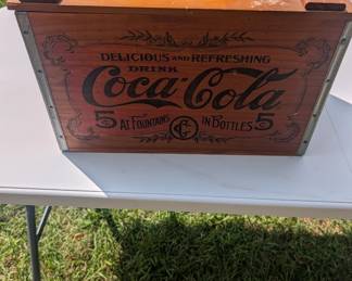 Vintage Coca-Cola Advertising Crate