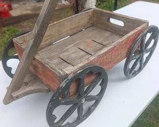 Homemade Wagon made from Coca-Cola crate