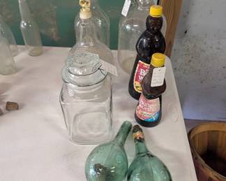 Vintage/Antique Glass Jars