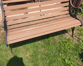 Wooden/Iron Bench