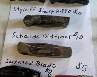 Large Knives - All with good Edges
