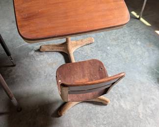 Vintage School Desk