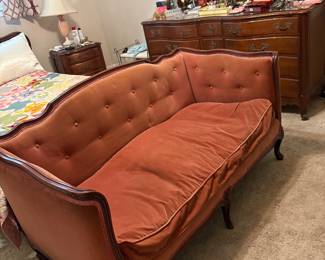 Antique loveseat