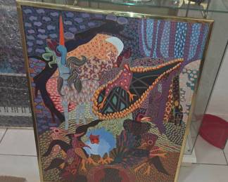 By Mid-Century Modernist painter, Roberta Sarah Feldman