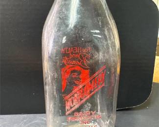 Montgomery Dairy NC Milk Bottle