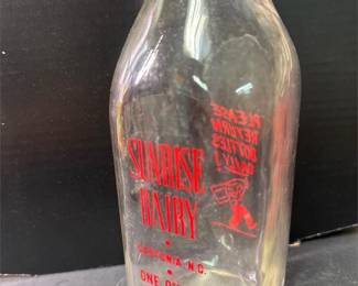 Sunrise Dairy NC Milk Bottle