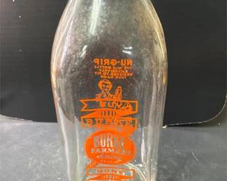 Burke Dairy NC Milk Bottle
