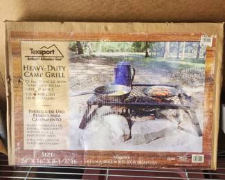 Texsport heavy duty camp grill, new