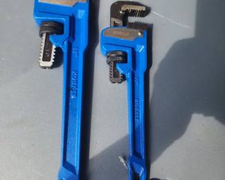 Cobalt pipe wrenches, new