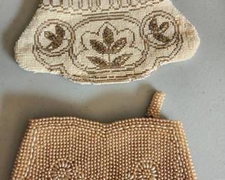 Antique beaded purses