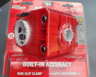 Hole dozer, non slip clamp
