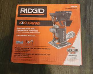 Rigid brushless 18v compact router
