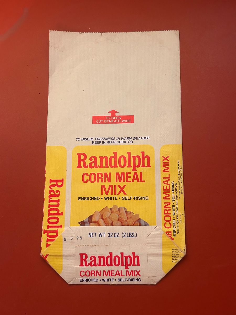 Randolph Corn Meal bag