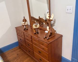 Vintage dresser with mirror