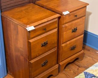Maple side tables