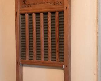 Antique washboard
