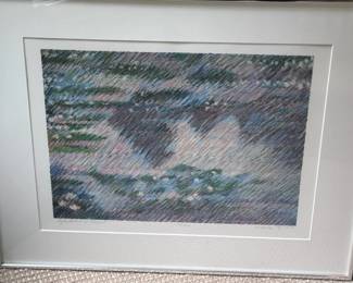 Framed Reflections of Monet Limited Edition Print with Certificate of Authenticity