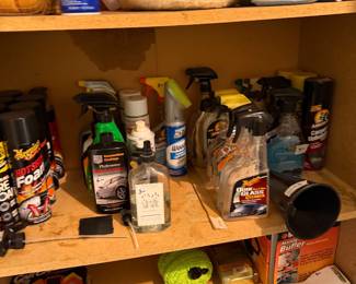 car cleaning supplies