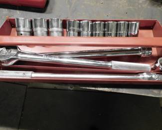 SK 3/4" Drive Socket Set 7/8" to 2 1/4"Sockes, Rachet, Extension, Break Over
