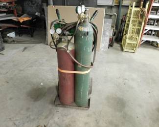 Acetylene Torch Set, w/cart
