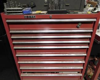 HOMAK Rolling Tool Box