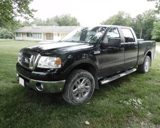2008 Ford F-150 XLT Pickup, 5.4 Triton Engine, 4WD, Crew Cab, AT, Cloth Interior, 54,336 miles, (good clean truck)