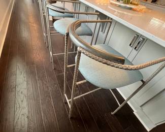 3 of 4 Charleston Forge Barstools