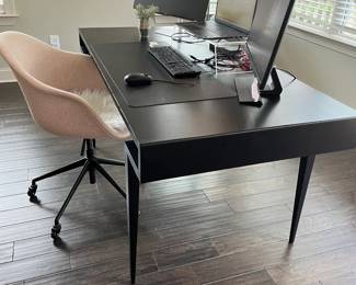 Modern Desk, Chair and Monitor